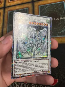 Yugioh Stardust Dragon DAMA-EN100 Starlight Rare 1st Edition NM - Image 2