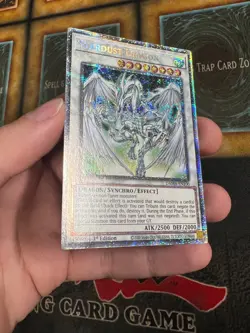 Yugioh Stardust Dragon DAMA-EN100 Starlight Rare 1st Edition NM - Image 3