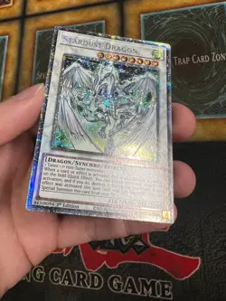 Yugioh Stardust Dragon DAMA-EN100 Starlight Rare 1st Edition NM - Image 4