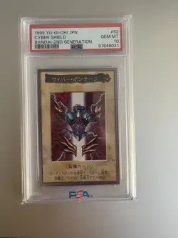 Bandai Cyber Shield PSA 10 Yu-Gi-Oh Pop 2 2nd Generation - Image 1