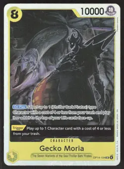 One Piece OP14-104 Gecko Moria SR - Image 1