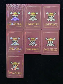 One Piece Game Card S-Chinese Monkey D Luffy Nami Franky Sanji Lot*7 JA43 - Image 2