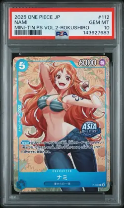 JP One Piece Mini-Tin Pack Set Vol.2 Sequential PSA 10 Set: Bonney, Robin, Nami - Image 5