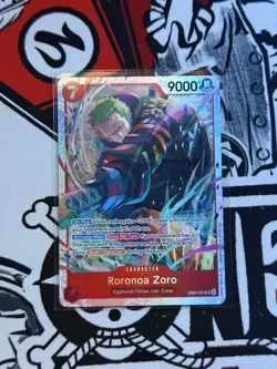 One Piece Roronoa Zoro EB04-007 SR ENGLISH OP15 - Image 1