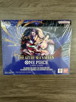 OP14 Booster Box Sealed One Piece The Azure Sea’s Seven TCG English - Image 1