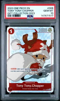 ONE PIECE 2023 TONY TONY CHOPPER GIFT COLLECTION 2023 #006 PSA 10 - Image 1