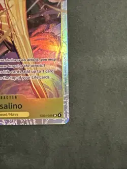 One Piece TCG - Borsalino EB04-058 SR -OP15 - Adventure on Kami's Island In Hand - Image 5