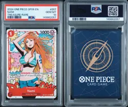 2024 One Piece Wings Of The Captain Nami (Treasure Rare) PSA 10 #007 - Image 3