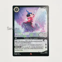 Mickey Mouse Playful Sorcerer 225/204 COLD FOIL Disney Lorcana Illumineers Quest - Image 2