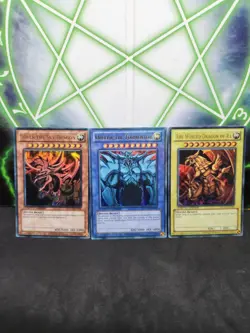 Yugioh Egyptian God Card YGLD-ENG01/02/03 Ultra Rare NM - Image 1