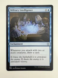 Military Intelligence MTG Magic the Gathering Card NM Near Mint ZNC - Image 1