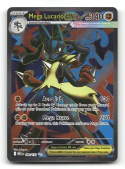 Mega Lucario ex 160/132 - Mega Evolution - Pokemon Card NM/M - Image 1