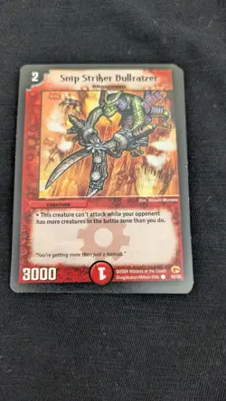 Snip Striker Bullraizer Duel Masters DM03 Common card TCG CCG - Image 1