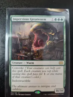 Impervious Greatwurm Double Masters 2022 MtG NM Magic - Image 1