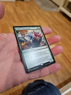 Quilled Greatwurm MTG Foundations 111 M NM - Image 2