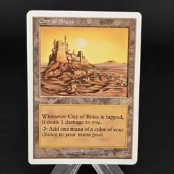 City of Brass 6th Edition Rare Land MTG LP - Image 1