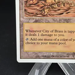 City of Brass 6th Edition Rare Land MTG LP - Image 4