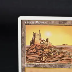City of Brass 6th Edition Rare Land MTG LP - Image 5