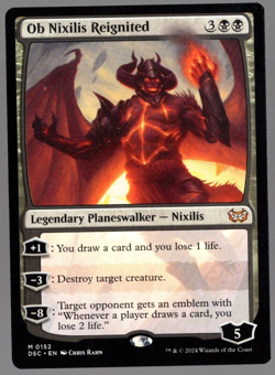 Ob Nixilis Reignited 0152 Non Foil Mythic Duskmourn MTG Near Mint - Image 1