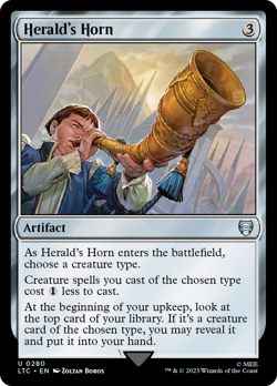 Herald's Horn [The Lord of the Rings: Tales of Middle-Earth Commander] Magic MTG - Image 1