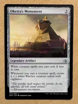 MTG Oketra’s Monument Card, Amonkhet - Image 1