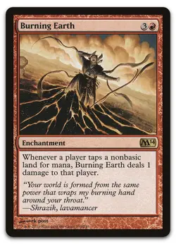 Burning Earth #130 (NM) Magic 2014 M14 Magic MTG - Image 1