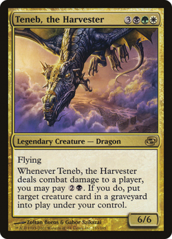 Teneb, the Harvester #163 (MP) Planar Chaos PLC Magic MTG - Image 1