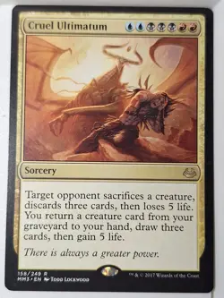 Cruel Ultimatum - Modern Masters 3 - Magic the Gathering MTG Nice! - Image 1