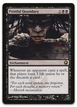 Painful Quandary #73 (LP) Scars of Mirrodin SOM Magic MTG - Image 1