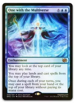 One with the Multiverse #59 (Foil) (NM) Brothers' War BRO Magic MTG - Image 1