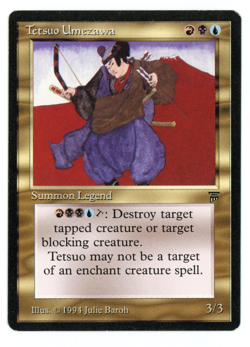 Tetsuo Umezawa -- MTG (MP Quality) - Legends - See scans!! - Image 1