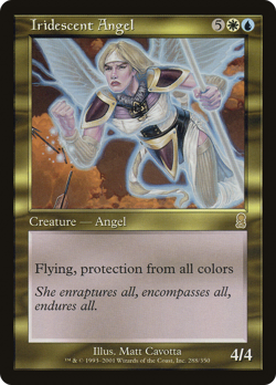 Iridescent Angel #288 (MP) Odyssey ODY Magic MTG - Image 1
