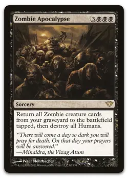 Zombie Apocalypse #80 (LP) Dark Ascension DKA Magic MTG - Image 1