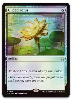 Gilded Lotus #725 (Foil) (NM) Foundations FDN Magic MTG - Image 1