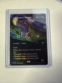 MTG Fangkeeper's Familiar (Borderless) Tarkir: Dragonstorm Foil - Image 1