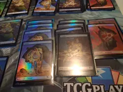 Magic The Gathering Tmnt Pizza Land Lot. 2 Surge Foil. 13 Reg Foil. 25 Non Foil - Image 3