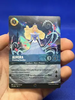 Disney Lorcana The First Chapter Aurora Dreaming Guardian 213/204 Enchanted NM - Image 2
