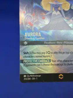 Disney Lorcana The First Chapter Aurora Dreaming Guardian 213/204 Enchanted NM - Image 4