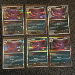 Pokemon TCG - Gengar 050/088 Perfect Order Rare English Holo 6 Card Lot - Image 1