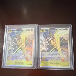 One Piece Card Game EB04 Borsalino Foil Blocker Character Cards Lot English 3 - Image 1