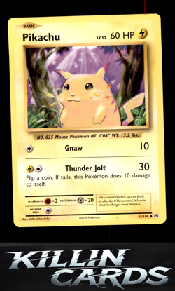 Pikachu 35/108 Pokemon Common XY - Evolutions Card NM - Image 1