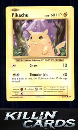 Pikachu 35/108 Pokemon Common XY - Evolutions Card NM - Image 1