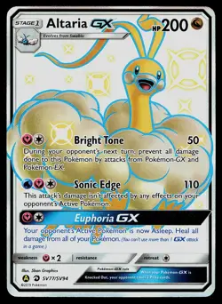 Pokemon Card Hidden Fates Shiny Vault Altaria GX SV77/SV94 Rare Shiny GX - Image 1