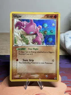 Gligar 57/115 Ex Unseen Forces Reverse Holo Stamped Pokemon Card TCG MP HP - Image 1