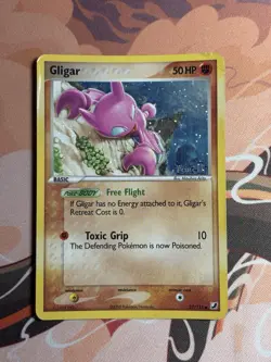Gligar 57/115 Ex Unseen Forces Reverse Holo Stamped Pokemon Card TCG MP HP - Image 2