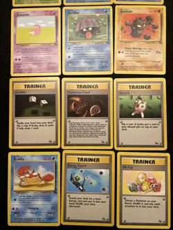 Lot:0⃣6⃣ Fossil Set Lot Commons - 1999 WOTC Collection Bundle - 15x Cards - Image 3