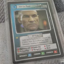 Star Trek Jean-Luc Picard Officer Card Decipher 1994 Next Generation CCG - Image 3