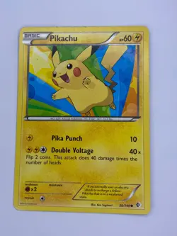 Pikachu 50/149 - Non Holo - Pokemon Card- Pokemon Boundaries Crossed- English NM - Image 1