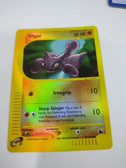 Gligar - 59/144 - Pokemon Skyridge Reverse Holo Rare Card NM - Image 1