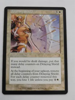 Delaying Shield Odyssey Enchantment Magic the Gathering TCG Trading Card Mtg - Image 1